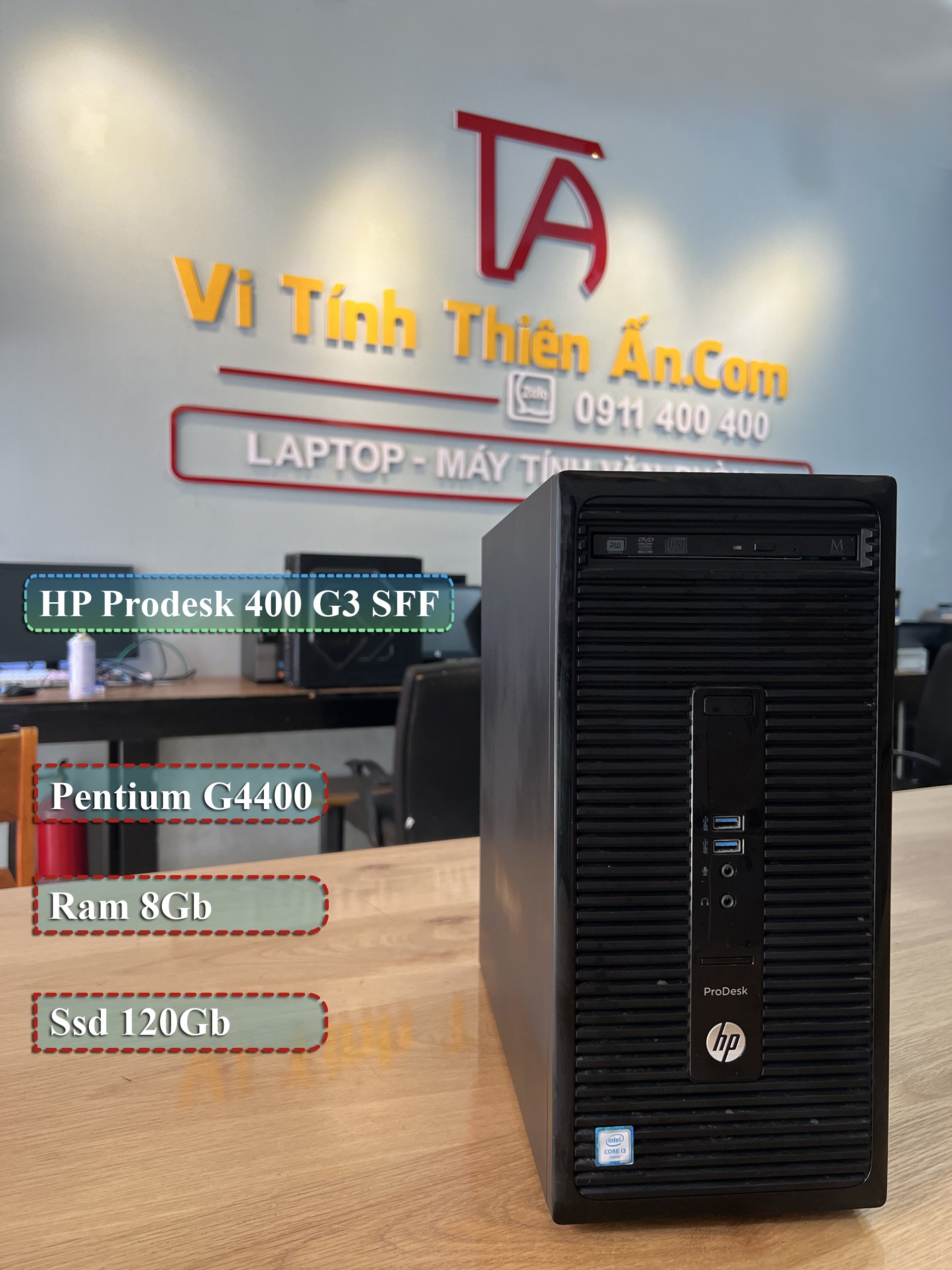 Máy tính văn phòng HP 6300/8300 MT Chip core i7  